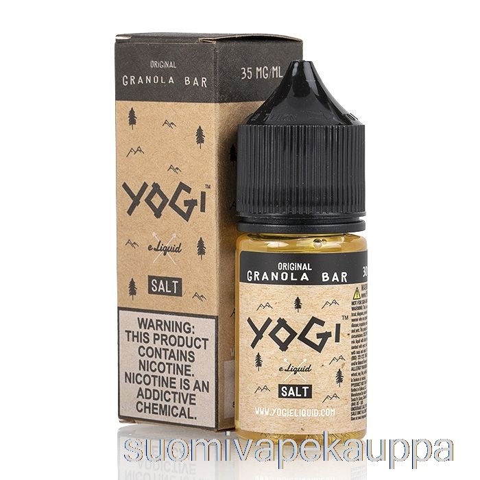 Vape Suomi Alkuperäinen Granolapatukka - Yogi Salts E-neste - 30ml 35mg